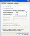 5. Zuordnung: SSID eintragen, Computer-zu-Computer-Netzwerk (Ad-Hoc) auswählen; OK